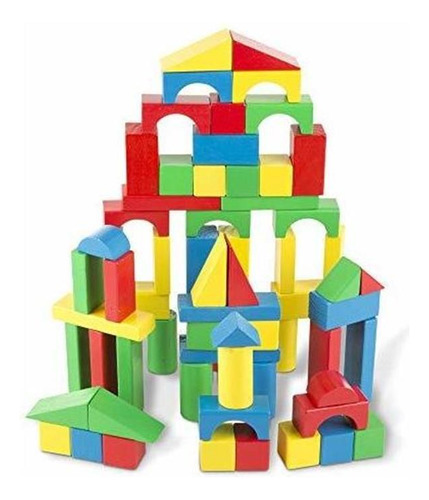 Juego De Bloques De Construccion De Madera Melissa Y Doug, .