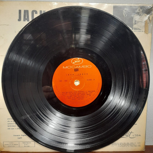 Vinil Lp Jack Jones Capa Sanduíche Mr - 1514 40.255