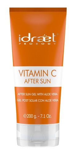 Gel Post Solar Con Aloe Vera Idraet Vitamin C After Sun 200g