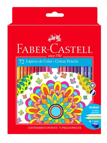 Estuche Eco Lápiz 72 Colores Faber Castell