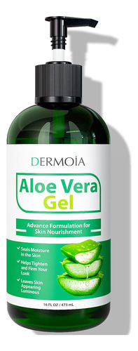 Gel De Aloe Vera 100% Para Aliviar Quemaduras Solares, Cuida