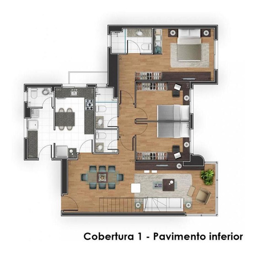 Imagem 15 de 15 de Cobertura Para Venda Em Curitiba, Juvevê, 3 Dormitórios, 1 Suíte, 4 Banheiros, 3 Vagas - Ctb1231_1-2002024