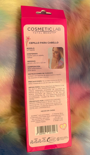 Cepillo Original Barbie Mujer Cosmétic Lab
