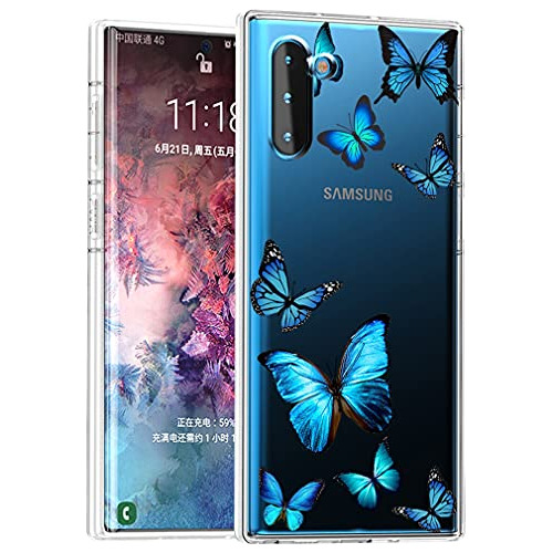 Funda Para Samsung Galaxy Note 10 5g Azul Tpu