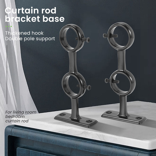 Soporte Para Barra De Cortina, 2 Soportes Para Barras De Cor