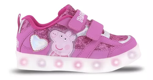 Ir al circuito télex Bandido Zapatillas Con Luces Led Usb Peppa Pig Footy 963 Mundomanias