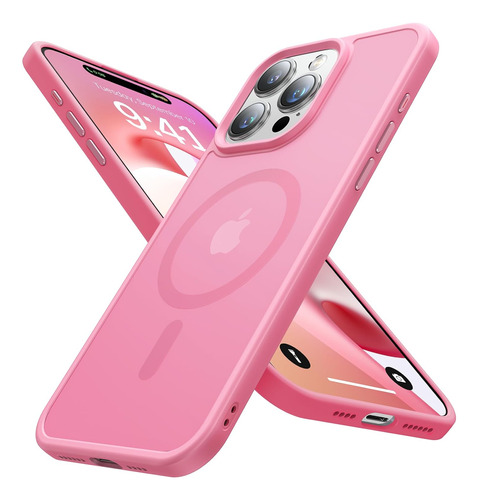 Funda Magnetica P/ iPhone 15 Pro Max Comp/magsafe - Rosa 