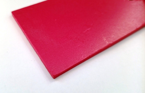 Paquete 4 Laminas 61 X 122 Cm De Pvc Espumado Rojo 3 Mm