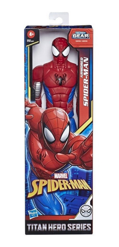 Spider Man Armadura Marvel Titan Heroe Series Armored E8522