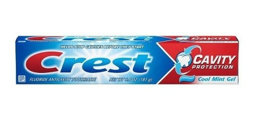 Crest Cavity Cool Mint Gel Pasta Dental