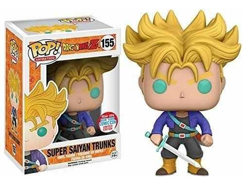 Funko Pop! - Trunks Super Saiyan #155 - Comicon- Dbz Usado (Usado)