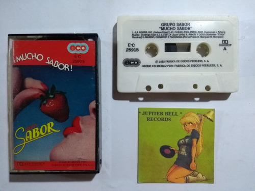 Grupo Sabor Mucho Sabor 1982 Cassette Kct Cumbia Tropical