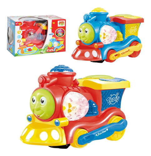 Trenzinho Bate E Volta Com Luzes E Som Dm Toys 5101