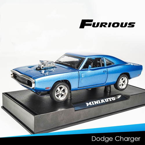 Dodge Charger 1969 Rapido Y Furioso Muscle Clásico 1:32 A