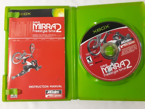 Dave Mirra Freestyle 2 Para Xbox Clasico Juego Bmx Completo