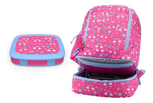 Bentgo Mochila Infantil Con Bolsa Para Almuerzo 2.5 L Rosa