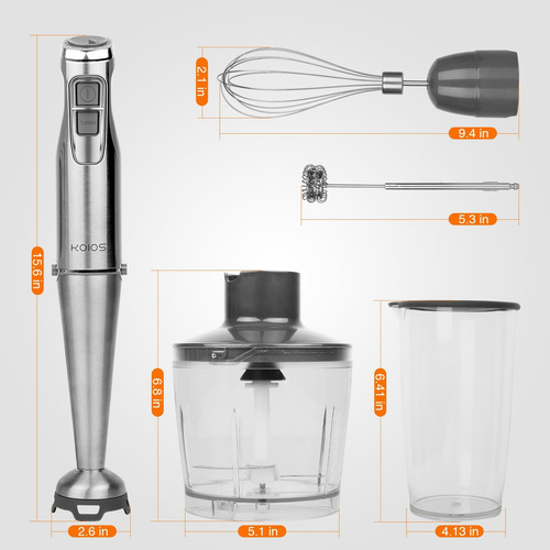 Koios Batidora De Mano De Inmersión 1100w, Batidora De Mano