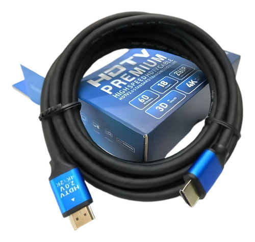 Cable Hdmi Hdtv Premium 3, 5, 10, 15 Y 20 Metros