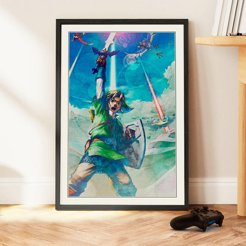 Cuadro 60x40 Gamer - Legend Of Zelda - 