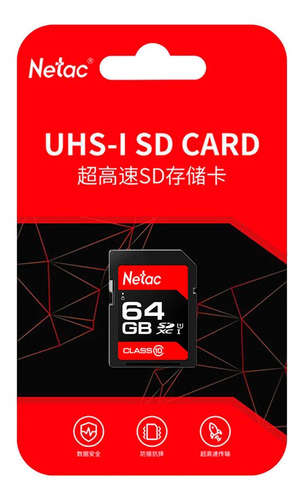 Cartão Memória 64gb Sdhc 100mb/s Netac