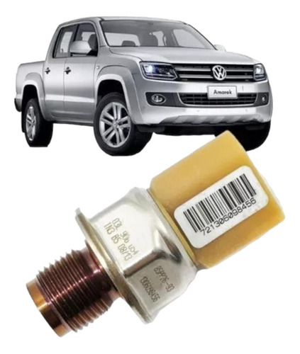Sensor De Pressão Do Rail ( Flauta ) Diesel  Vw Amarok 2.0 16v  Versao Highline 4x4 Cd Ano Após 2013  03l905054abrx
