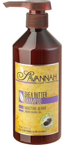 Shampoo De Terapia Capilar Savannah Com Manteiga De Karité E