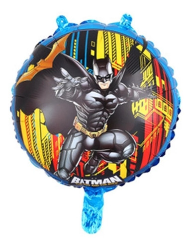 2 Globos Batman Apto Aire O Helio