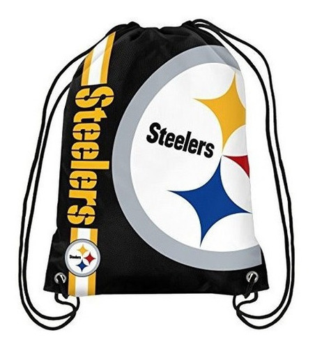 Mochila Con Cordón Y Logo Grande De Los Pittsburgh Steelers