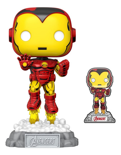 Funko Pop & Pin Marvel Avengers Iron Man Exclusivo Amazon