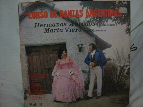 Vinilo Hermanos Abrodos Curso Danzas Argentinas Vol 3 F1