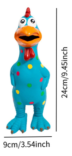 Juguete De Pollo Chillón Con Sonido Para Niños Y Azul
