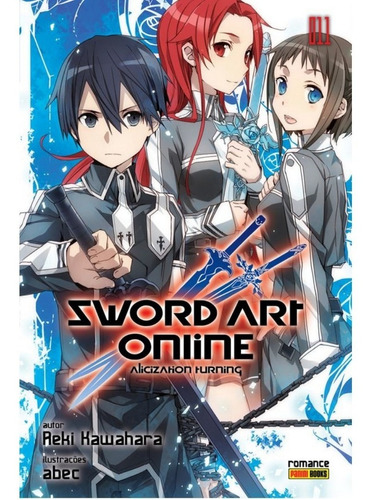 Literatura Novel Sword Art Online Volume 11° Lacrado Panini