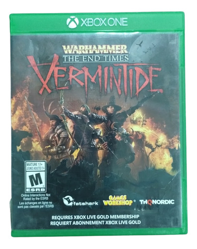 Warhammer: End Times Vermintide Juego Xbox One / Series S/x