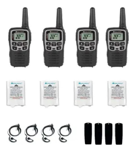 Set De Radios 2 Vías Midland T5blk 2 Pzas