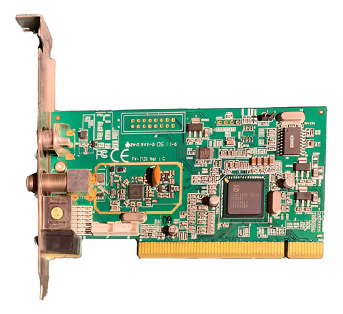 Placa Sintonizadora De Tv Para Pc Interna Pci Usada (Usado)