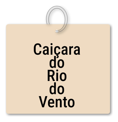 14x Chaveiro Caiçara Do Rio Do Vento Mdf Brinde C/ Argola