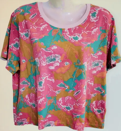 Chomba Camiseta De Algodón Estampado. T.l/xl