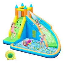 Comprar Doctor Dolphin Tobogan Acuatico Inflable De La Casa De Rebot