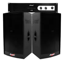 Comprar Combo Audio Pro Amplificador Apogee H8 + Bafles A15 300rms