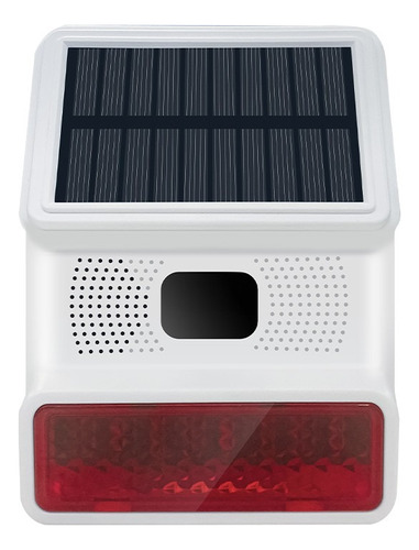 Sirena Multifunción Wifi  Alarma Rf Con Panel Solar Tuya