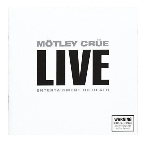 Motley Crue Entertainment Or Death 2 Cd Nuevo Importado