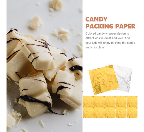 Envoltorios Para Galletas En Papel De Chocolate, 100 Unidade