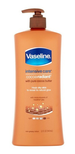 Loción Vaseline Intensive Care Cocoa Radiant 32 Onzas