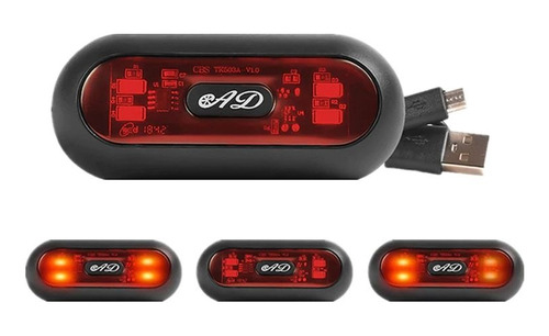 Luz Led Casco Moto Bicicleta Scooter