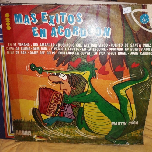 Vinilo Martin Sosa Mas Exitos En Acordeon F2