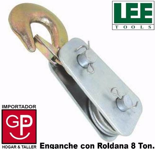 Enganche Con Roldana Polea 8 Toneladas Lee Tools G P