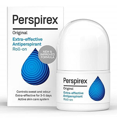 Antitranspirante Extra Efectivo Perspirex Original Roll On 2 Libre De Perfume