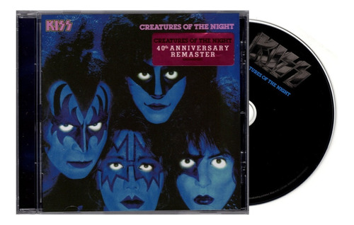 Kiss Creatures Of The Night 40th Anniversary Disco Cd 