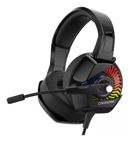 Headset Gamer Profissional Onikuma K6 Rgb Preto