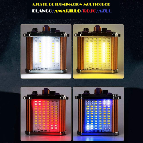 Focos De Caza Linterna Minera Recargable Luz Roja Led 200w